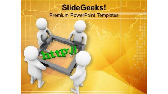 Share Views On Internet PowerPoint Templates Ppt Backgrounds For Slides 0713