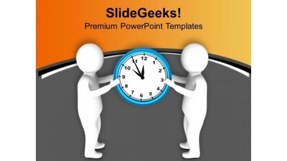 Share Your Time And Talent With Team PowerPoint Templates Ppt Backgrounds For Slides 0713