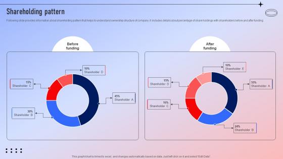 Shareholding Pattern Fundraising Pitch Deck For Ecommerce Platform