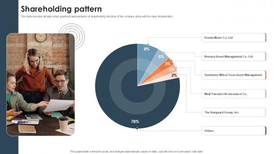 Shareholding Pattern Investor Funding Elevator Pitch Deck PPT PowerPoint