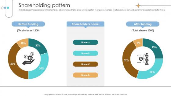Shareholding Pattern Online Marketplace Investor Funding Elevator Pitch Deck Ppt Sample