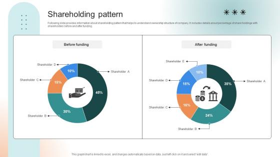 Shareholding Pattern Professional Learning Platform Funding Pitch Deck