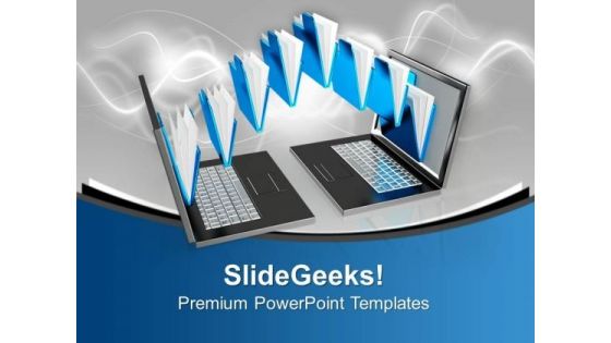 Sharing Files Between Computers Business Power Point Templates And PowerPoint Themes 0912