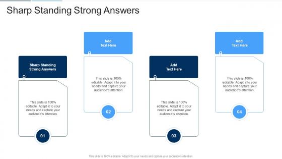 Sharp Standing Strong Answers In Powerpoint And Google Slides Cpb