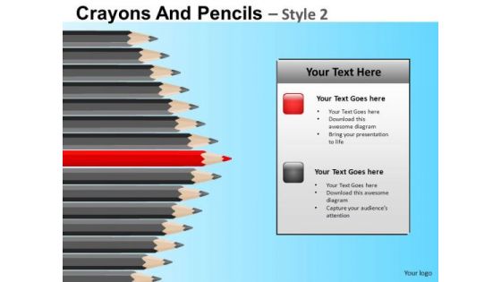 Sharpest Pencil In The Box PowerPoint Templates Ppt Slides