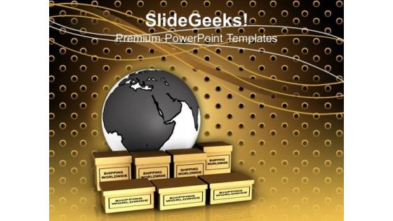 Shipping Worldwide Concept Business PowerPoint Templates And PowerPoint Themes 0912