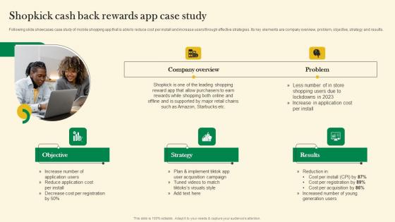 Shopkick Cash Back Rewards App Case Study Online Customer Acquisition Sample Pdf