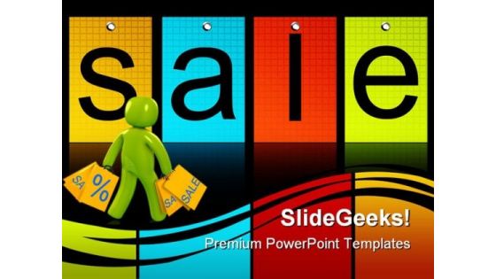 Shopping Sales PowerPoint Themes And PowerPoint Slides 0811