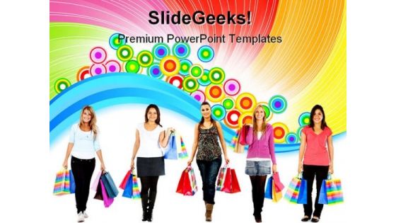 Shopping Women02 Sales PowerPoint Templates And PowerPoint Backgrounds 0311