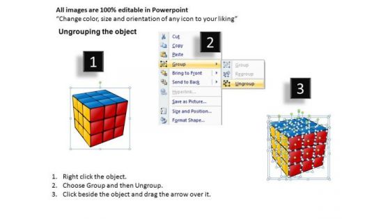 Show Solved Problems With Rubiks Cubes PowerPoint Slides And Ppt Diagram Templates