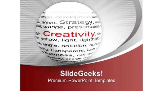 Show Your Creativity In Business PowerPoint Templates Ppt Backgrounds For Slides 0513