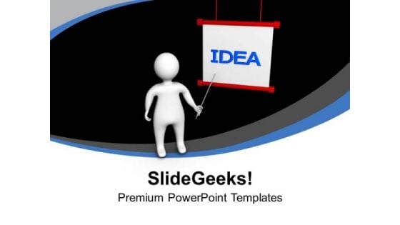 Showing Your Idea Is Better Leadership Quality PowerPoint Templates Ppt Backgrounds For Slides 0413