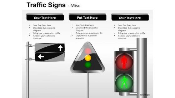 Signmark Symbol Traffic Signs PowerPoint Slides And Ppt Diagram Templates