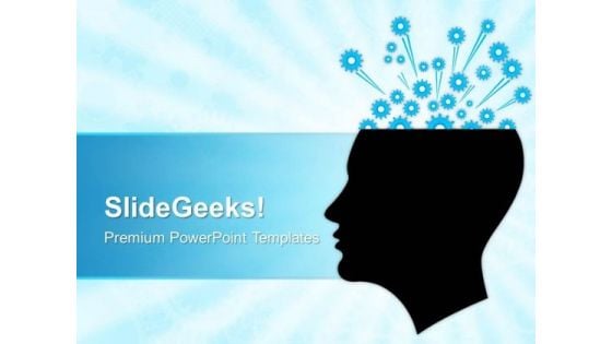Silhouettes With Thought Gears Business PowerPoint Templates And PowerPoint Themes 0312 Silhouettes With Thought Gears Business PowerPoint Templates And PowerPoint Themes 0312