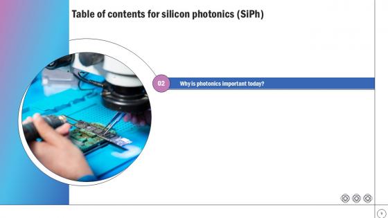 Silicon Photonics SiPH IT Ppt Sample