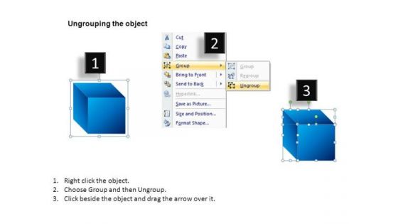 Silver 3d Blocks 1 PowerPoint Slides And Ppt Diagram Templates