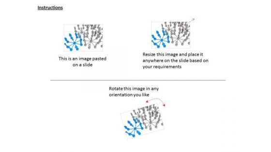 Silver And Blue Network Of 3d Peoples Ppt Graphics Icons