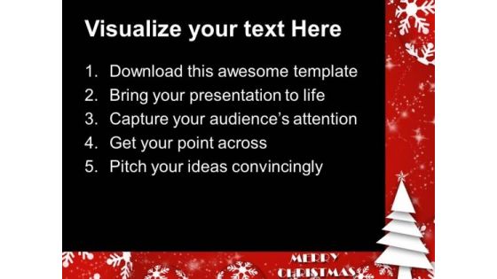 Simple Vector Christmas Celebration PowerPoint Templates Ppt Backgrounds For Slides 1212
