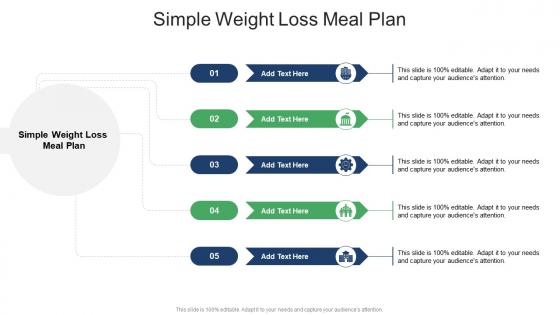 Simple Weight Loss Meal Plan In Powerpoint And Google Slides Cpb Simple Weight Loss Meal Plan In Powerpoint And Google Slides Cpb