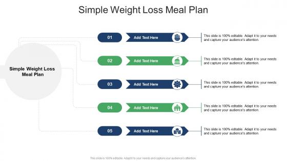 Simple Weight Loss Meal Plan In Powerpoint And Google Slides Cpb