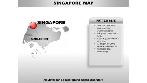 Singapore Country PowerPoint Maps