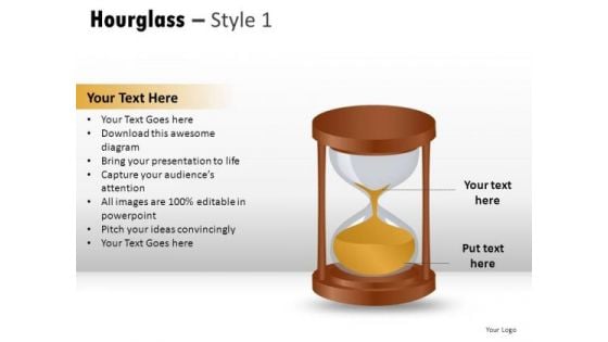 Single Stopwatch Hourglass 1 PowerPoint Slides And Ppt Diagram Templates