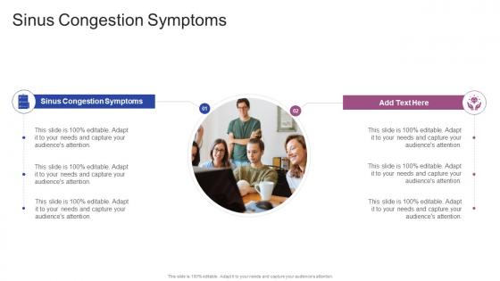 Sinus Congestion Symptoms In Powerpoint And Google Slides Cpb