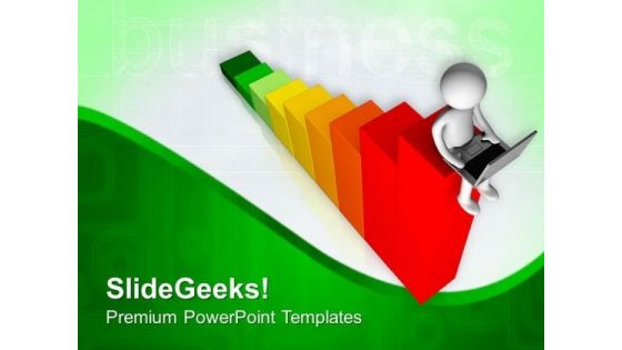 Sit On The Top Position In Business PowerPoint Templates Ppt Backgrounds For Slides 0613