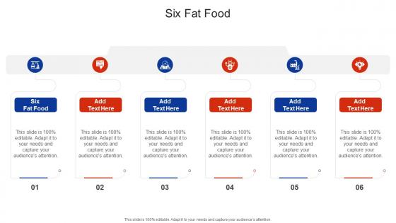 Six Fat Food In Powerpoint And Google Slides Cpb