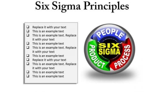 Six Sigma Principles Business PowerPoint Presentation Slides C