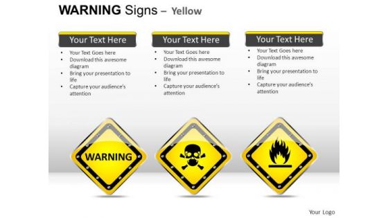 Skeleton Warning Signs PowerPoint Slides And Ppt Diagram Templates