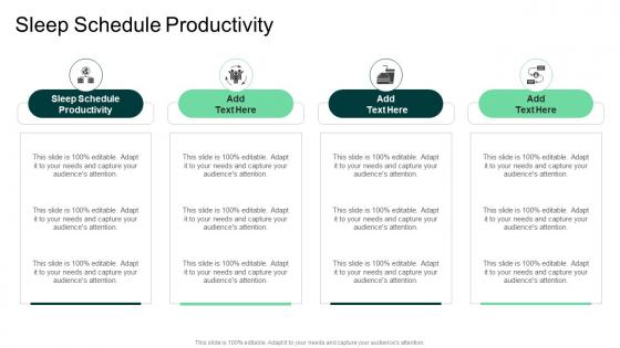 Sleep Schedule Productivity In Powerpoint And Google Slides Cpb