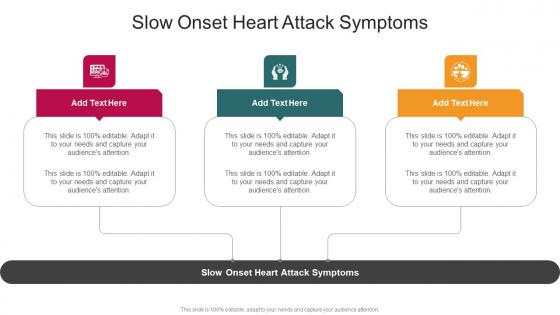 Slow Onset Heart Attack Symptoms In Powerpoint And Google Slides Cpb