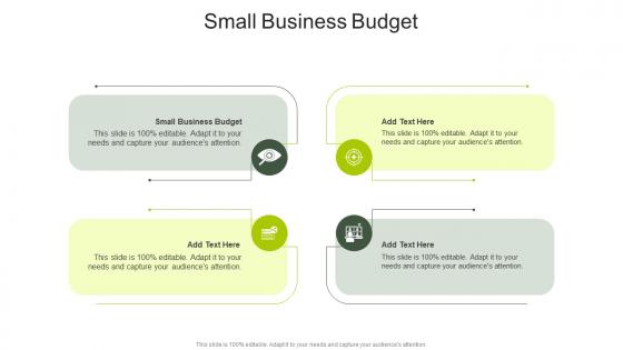 Small Business Budget In Powerpoint And Google Slides Cpb