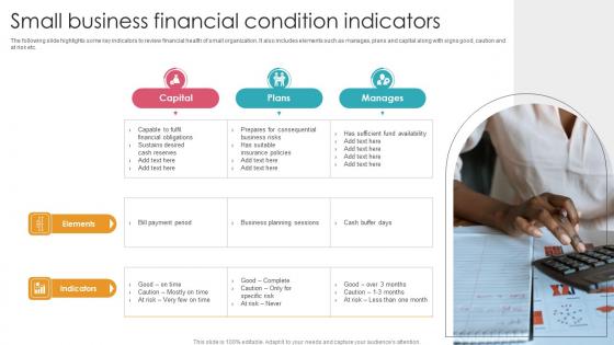 Small Business Financial Condition Indicators Themes Pdf