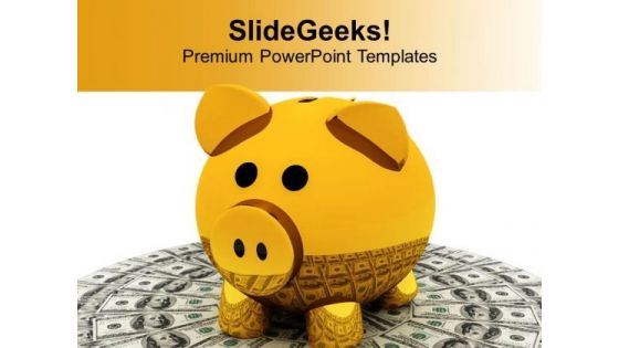 Small Savings Are Valuable PowerPoint Templates Ppt Backgrounds For Slides 0513