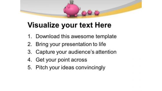 Small Savings Can Give Give You More PowerPoint Templates Ppt Backgrounds For Slides 0513