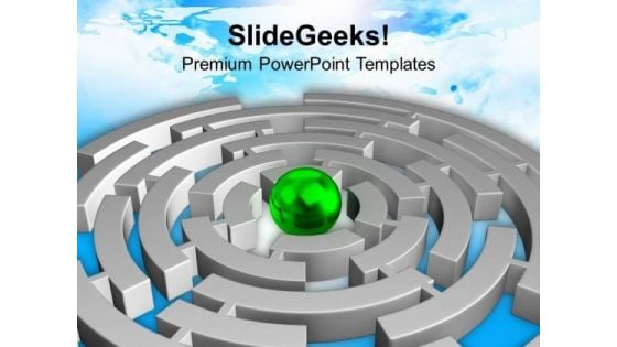 Smallest Path To Find Goal PowerPoint Templates Ppt Backgrounds For Slides 0413 Smallest Path To Find Goal PowerPoint Templates Ppt Backgrounds For Slides 0413