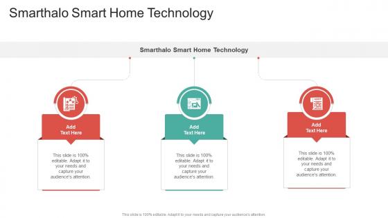 Smarthalo Smart Home Technology In Powerpoint And Google Slides Cpb