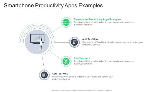 Smartphone Productivity Apps Examples In Powerpoint And Google Slides Cpb