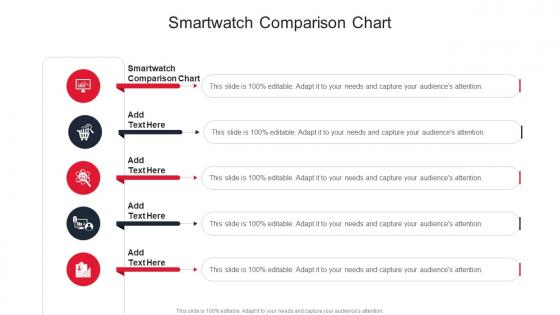 Smartwatch Comparison Chart In Powerpoint And Google Slides Cpb