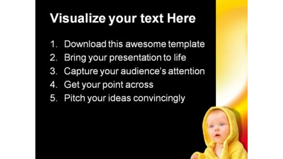 Smiley Child Baby PowerPoint Themes And PowerPoint Slides 0411