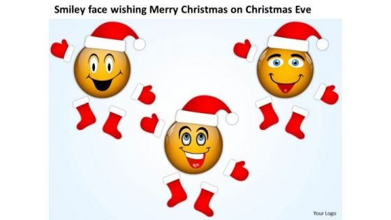 Smiley Face Wishing Merry Christmas On Eve Circuit Design PowerPoint Templates Smiley Face Wishing Merry Christmas On Eve Circuit Design PowerPoint Templates