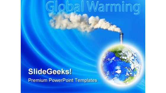 Smoke Industrial PowerPoint Templates And PowerPoint Backgrounds 0211