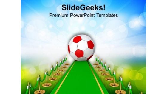 Soccer Ball Competition Success PowerPoint Templates Ppt Backgrounds For Slides 0713