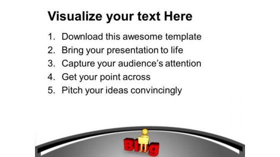 Social Blog Writing Is Good PowerPoint Templates Ppt Backgrounds For Slides 0613