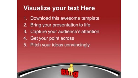 Social Blog Writing Is Good PowerPoint Templates Ppt Backgrounds For Slides 0613