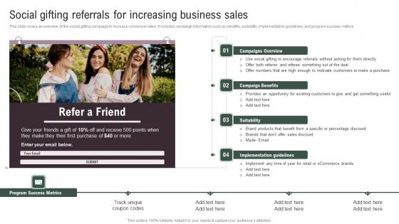 Social Gifting Referrals Increasing Implementing Social Media Tactics For Boosting WOM Information Pdf Social Gifting Referrals Increasing Implementing Social Media Tactics For Boosting WOM Information Pdf