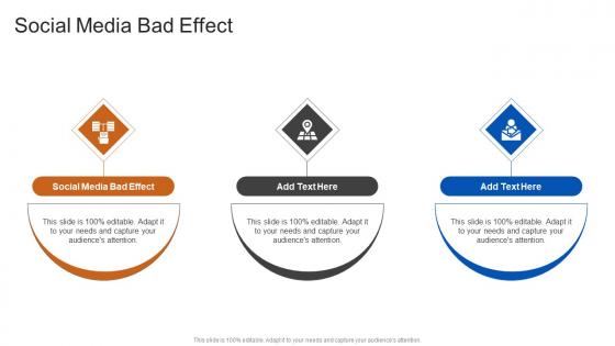 Social Media Bad Effect In Powerpoint And Google Slides Cpb