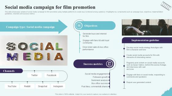 Social Media Campaign For Film Promotion Strategic Plan To Increase Film Ppt Slides Strategy SS V Social Media Campaign For Film Promotion Strategic Plan To Increase Film Ppt Slides Strategy SS V